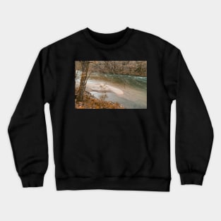 Autmun scene at Paiva River Crewneck Sweatshirt